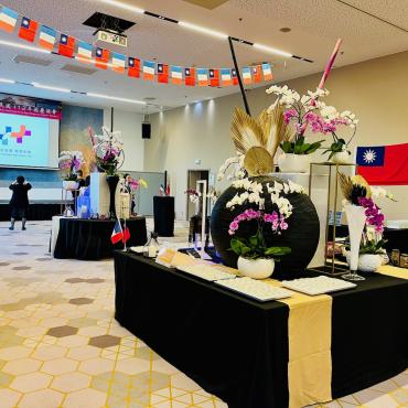 Hotel Renaissance, orchidées à l'honneur pour le consulat de Taiwana